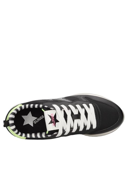 Sneakers in camoscio pelle e tessuto SUN68 | Z34212 11NERO-GIALLO